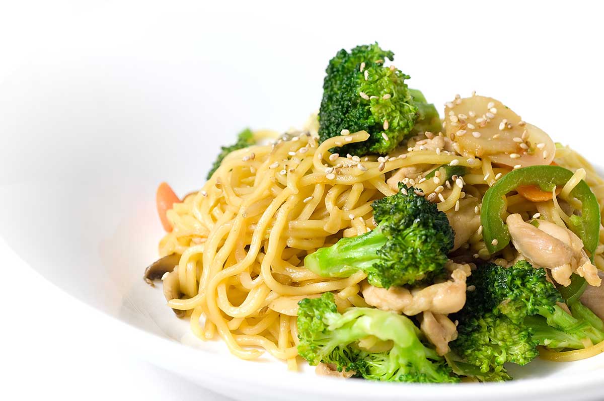 Yakisoba with Chicken and Veggies Life's Ambrosia