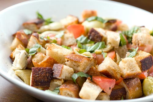 Artichoke and Tomato Panzanella