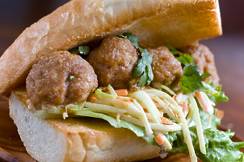 Asian Meatball Sub