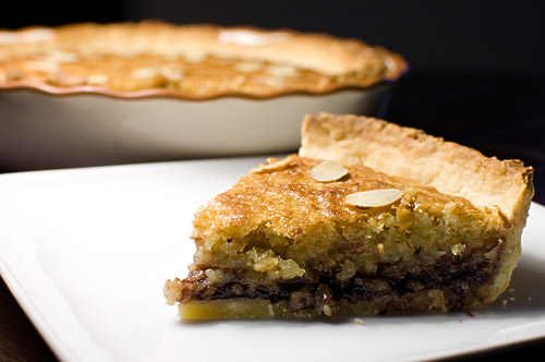 Bakewell Tart…err…Pudding with Blackberry Preserves