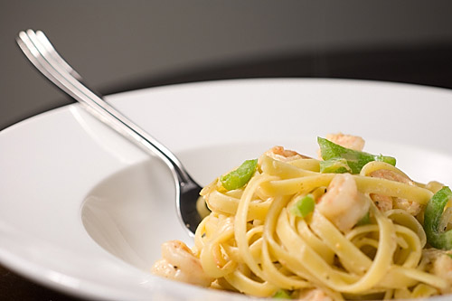Cajun Prawn Fettuccine