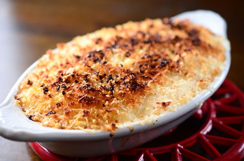 Cheesy Cauliflower Mash