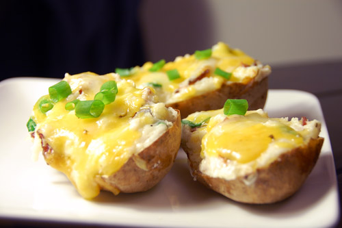 Cheesy Twice Baked Potatoes