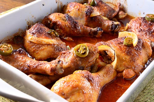 Chili Rubbed Roasted Chicken
