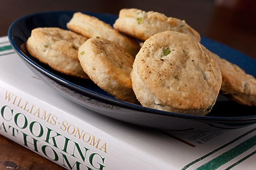 Chive Cream Biscuits