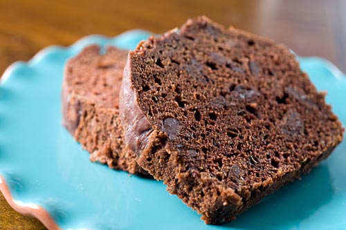 Chocolate Chocolate Chip Zucchini Bread