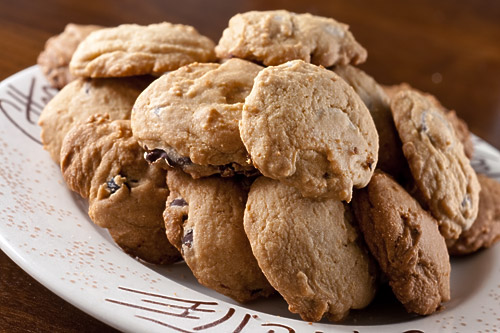 Dark Chocolate Chip and Cherry Cookies