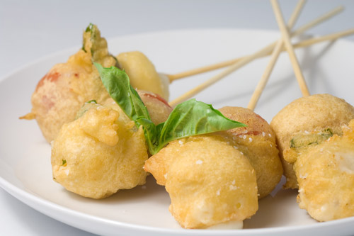 Fried Caprese Bites
