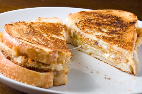 Fried Green Tomato Grilled Cheese