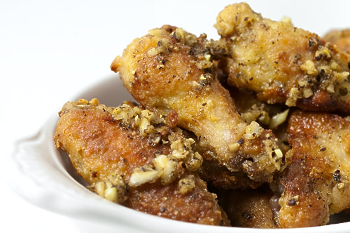 Garlic Pepper Chicken Wings