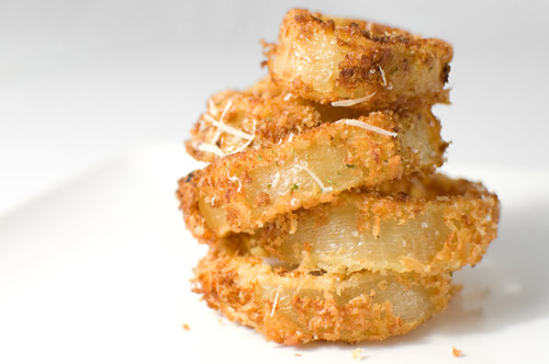 Crispy Parmesan Onion Rings