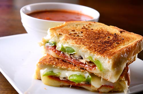 Pepperoni Pizza Grilled Cheese