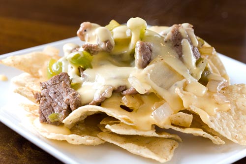 Philly Cheesesteak Nachos
