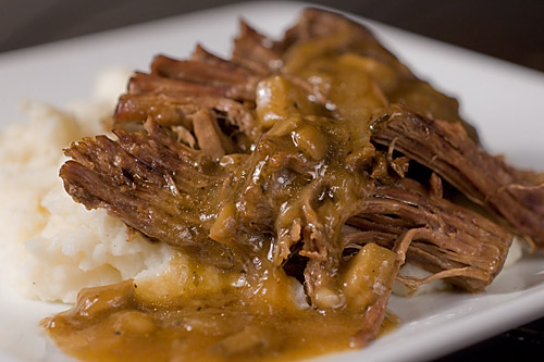 Pot Roast with Mushroom Gravy