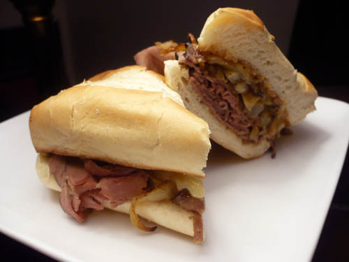 Roast Beef Sandwich with Horseradish Cream Sauce