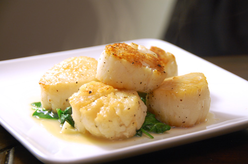 Pan Seared Sea Scallops