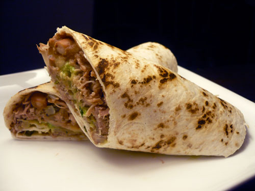 Shredded Pork Burrito