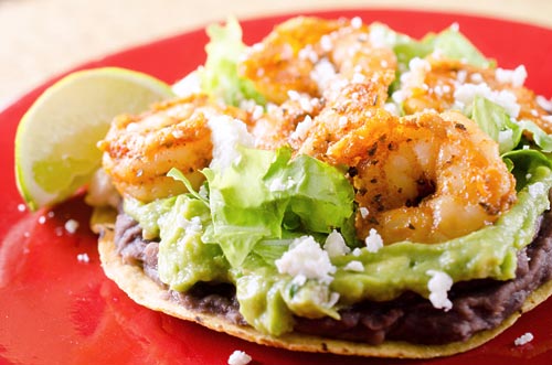 Shrimp Tostadas