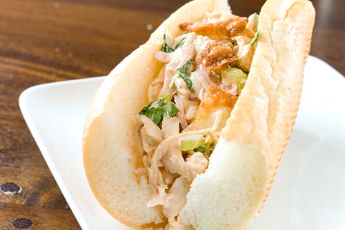 Sriracha Chicken Salad Sandwich