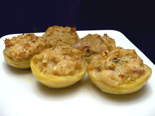 Stuffed Artichoke Bottoms