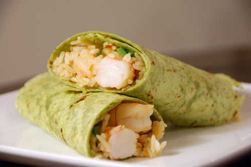 Thai Prawn Wrap