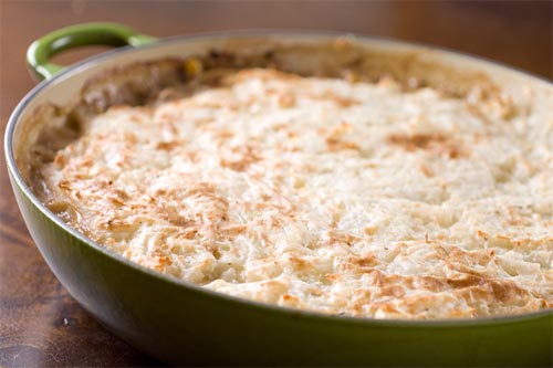 Turkey and Mushroom Shepard’s Pie