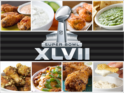 Super Bowl Wings and Dips